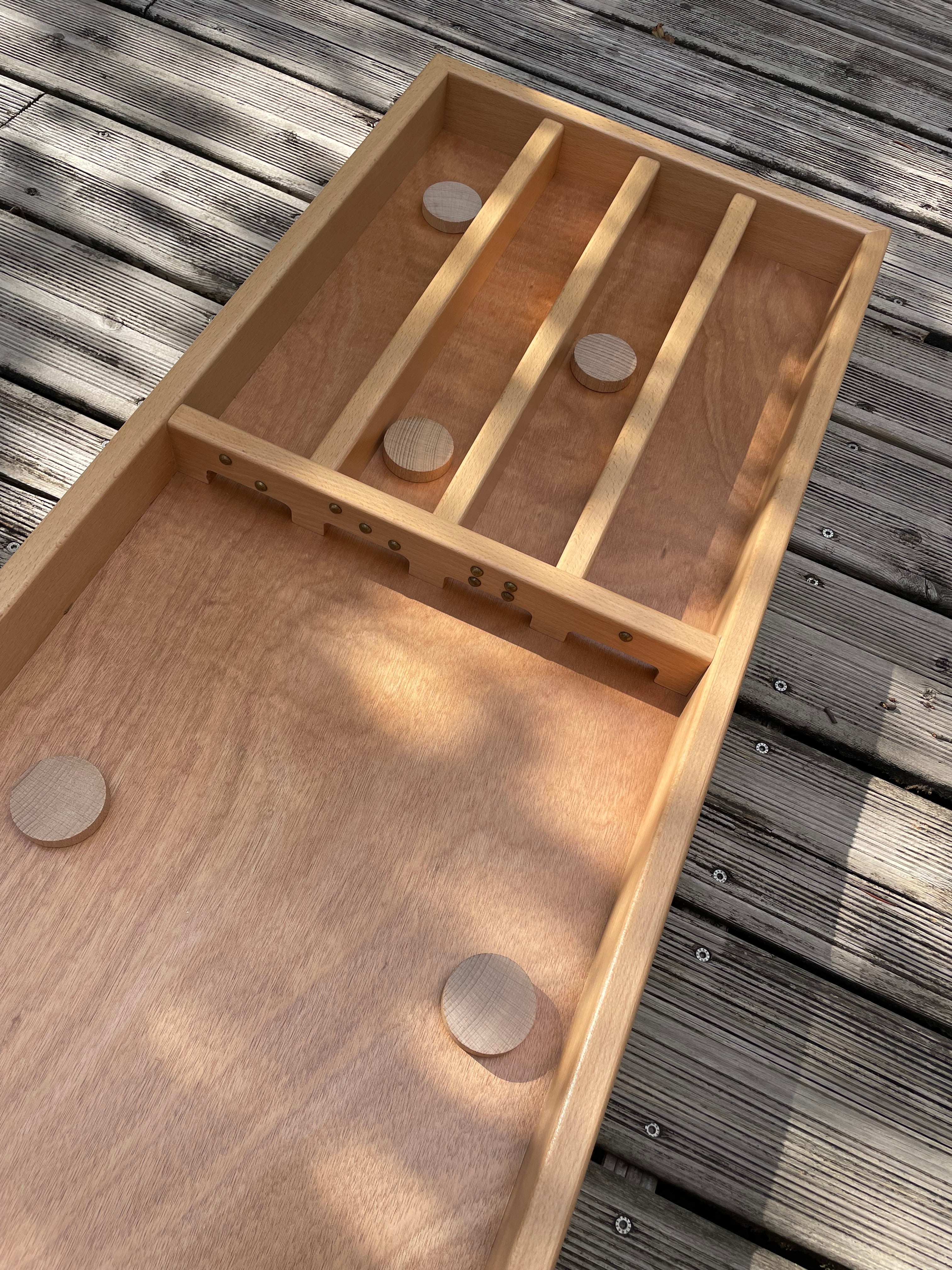 Le billard hollandais - Jeu de dextérité en bois massif - Modèle géant